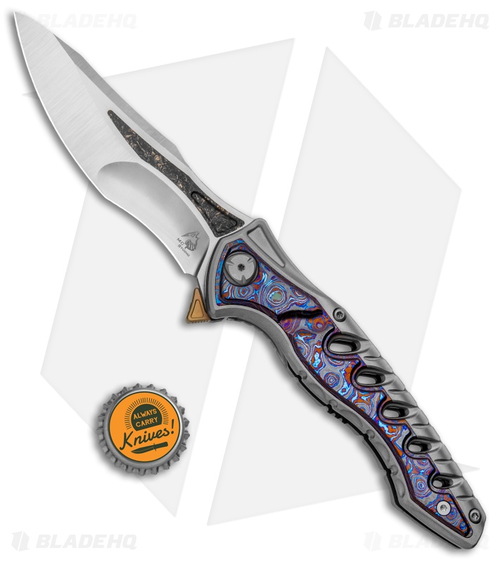 Maxace Knives Hive Frame Lock Knife Zirmascus/Titanium (4.25