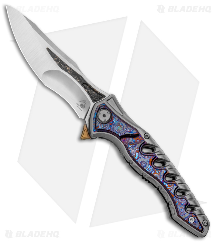 Maxace Knives Hive Frame Lock Knife Zirmascus/Titanium
