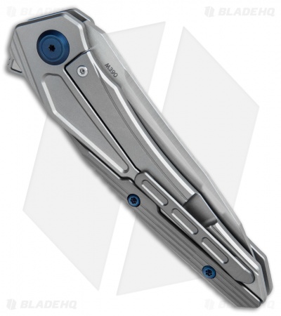 Maxace Ptilopsis Hybrid Integral Frame Lock Knife Gray Ti (Hand Satin)