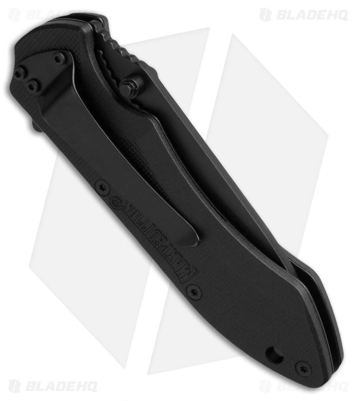 Maxpedition Ferox Liner Lock Knife Black (3.25" Black Serr)