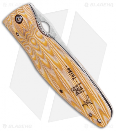 Mcusta Hideyoshi Liner Lock Knife Pakkawood (3.75 Hammered) MC-0182G