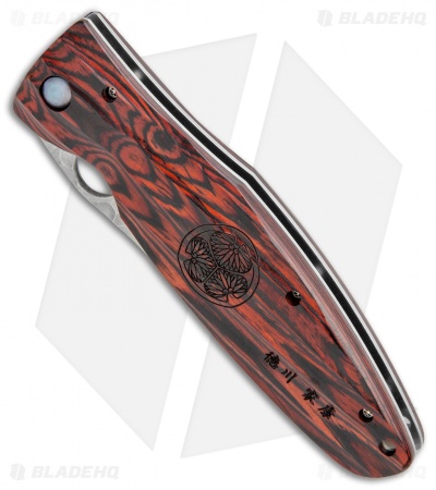 Mcusta Nobunaga Knife Red Pakkawood (3.75" SPG2) MC-0183G