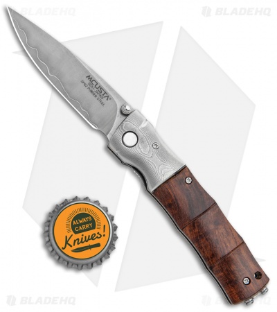 Mcusta Shinra Maxima Bamboo Liner Lock Knife Ironwood (2.75" Satin) MC-145G