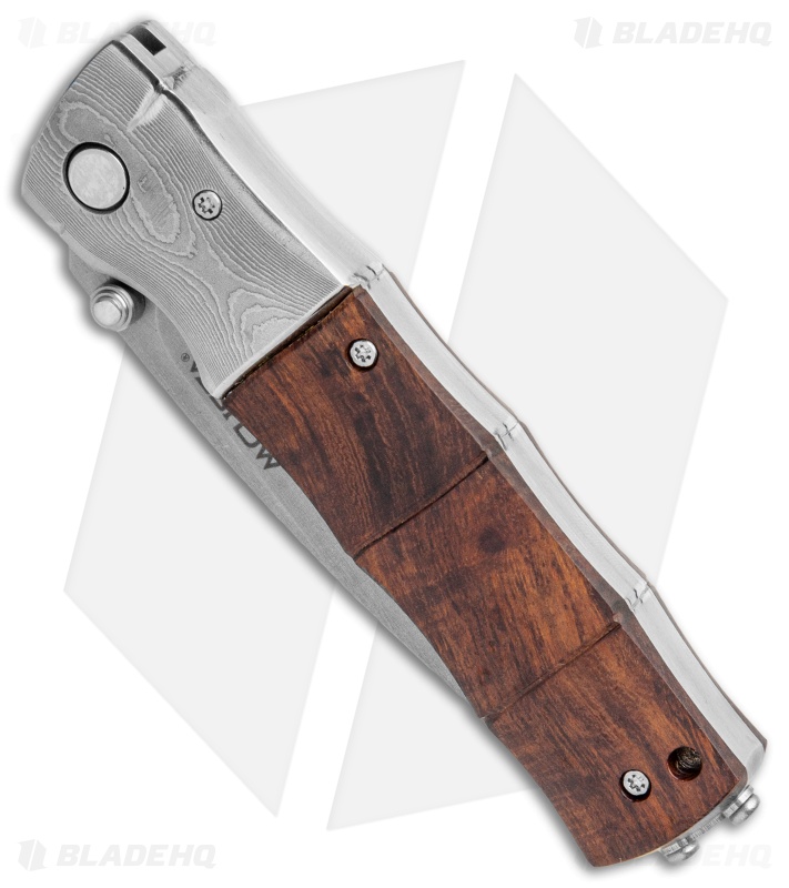 Mcusta Shinra Maxima Bamboo Liner Lock Knife Ironwood (2.75" Satin) MC-145G