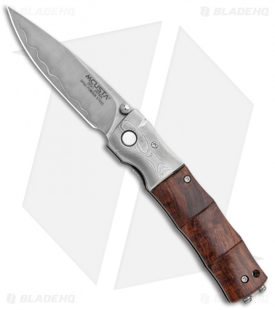 Mcusta Shinra Maxima Bamboo Liner Lock Knife Ironwood (2.75" Satin) MC-145G