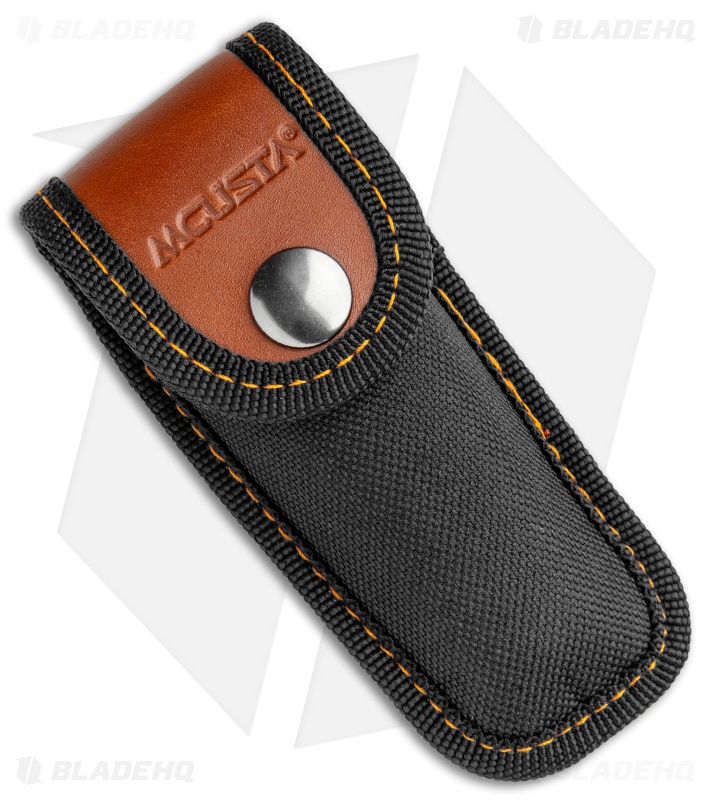 Mcusta Folding Liner Lock Knife Black Pakkawood (3.00" Satin)