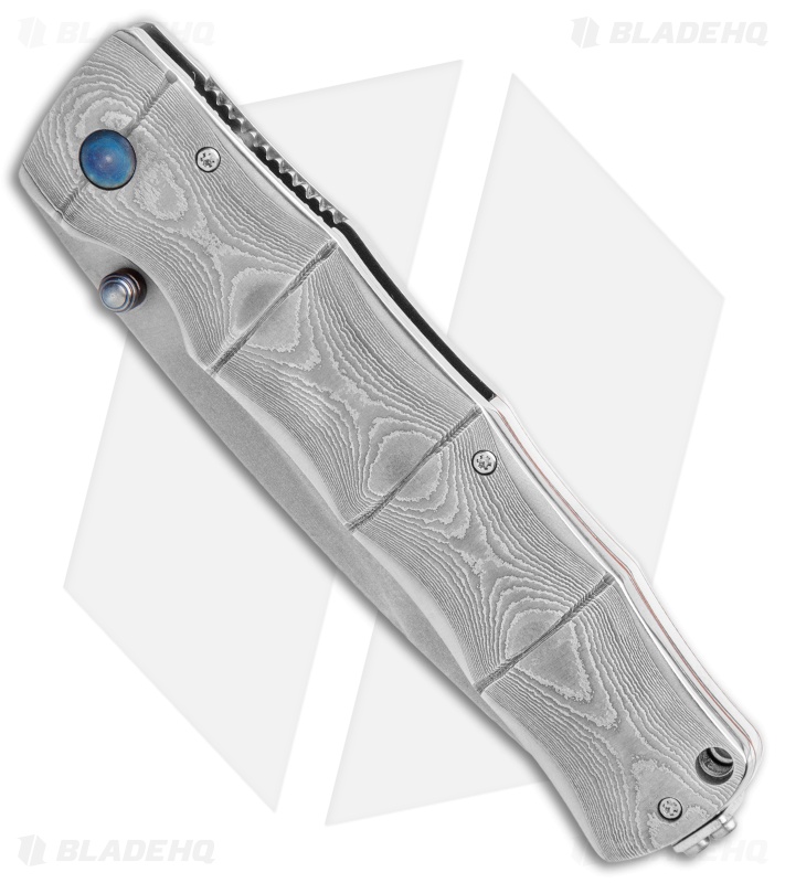 Mcusta Shinra Maxima Takeri Manual Knife Damasteel (3.75" Satin) - Blade HQ