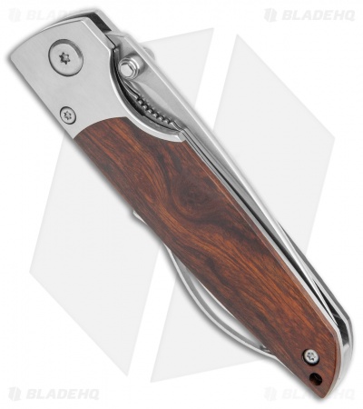 Mcusta Shinra Teana Folding Knife Ironwood (2.625" Satin) MC-143G