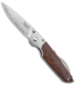 Mcusta Shinra Teana Folding Knife Ironwood (2.625" Satin) MC-143G