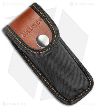 Mcusta Shinra Teana Folding Knife Black Pakkawood (2.625" Satin) MC-144G