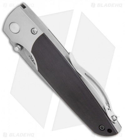 Mcusta Shinra Teana Folding Knife Black Pakkawood (2.625" Satin) MC-144G