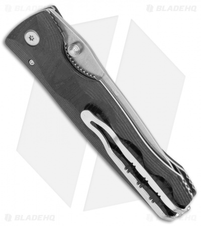Mcusta Tactility Knife Seki Japan Damascus w/ Black Micarta MC-121D