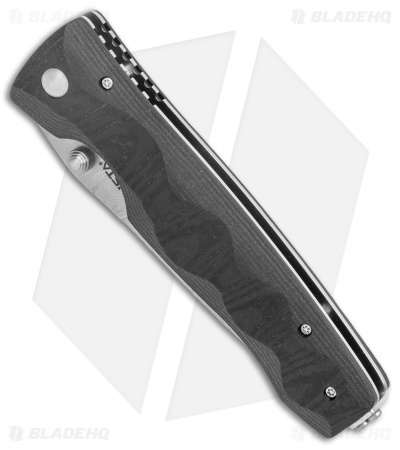 Mcusta Tactility Knife Seki Japan Damascus w/ Black Micarta MC-121D