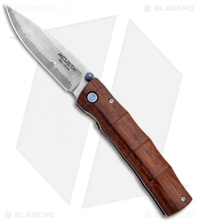 Mcusta Tactility Liner Lock Knife Ironwood (2.75" Damascus) MC-0074DI