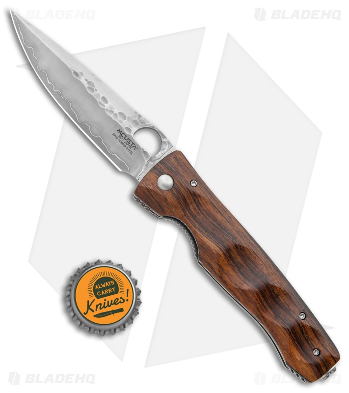 Mcusta Tactility Knife | Desert Ironwood Damascus - Blade HQ