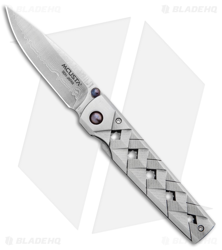 Mcusta Tactility Yoroi Liner Lock Knife Damascus (2.75" Damascus) MC-0037D