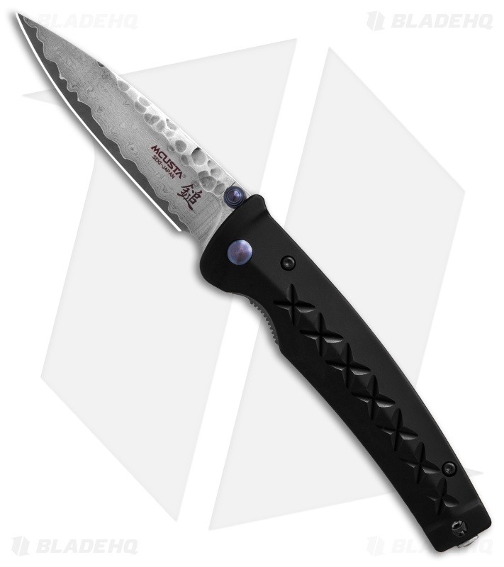 Mcusta Tsuchi Bushi Sword Knife Black (3.25" Damascus) MC-0161D