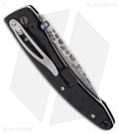 Mcusta Tsuchi MC-114BD Knife Black Stainless Steel (3.25" Damascus)