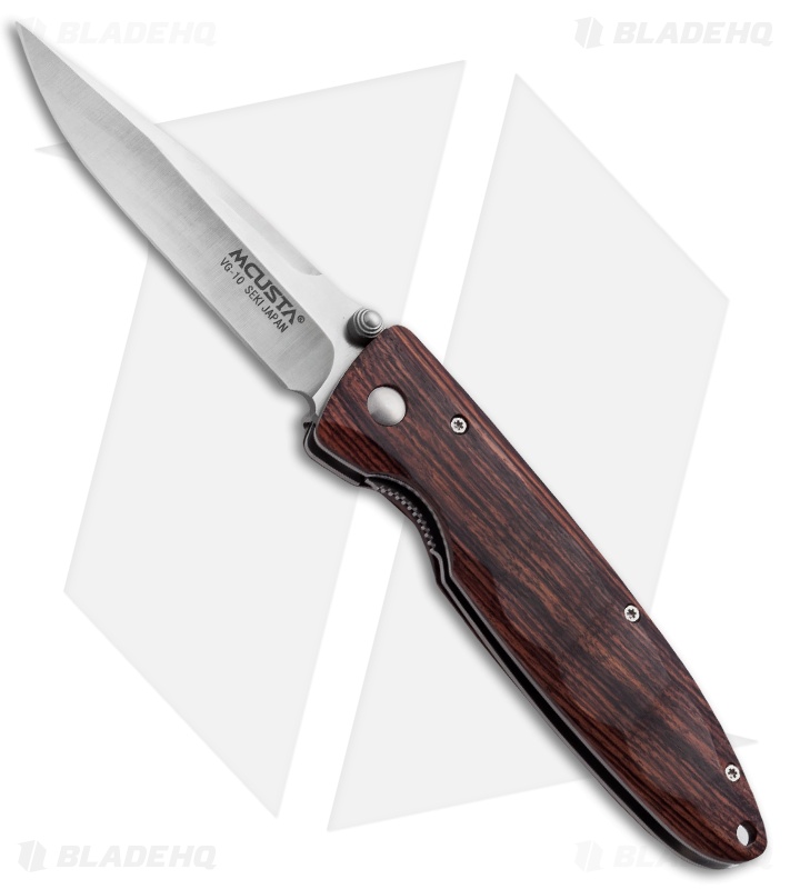 Mcusta Basic MC-14R Liner Lock Knife Cocobolo (3.25" Satin)