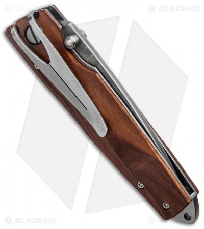 Mcusta Gentleman's Liner Lock Knife Indian Rosewood (2.75" Satin) MC-53DR