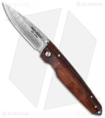 Mcusta Gentleman's Liner Lock Knife Indian Rosewood (2.75" Satin) MC-53DR