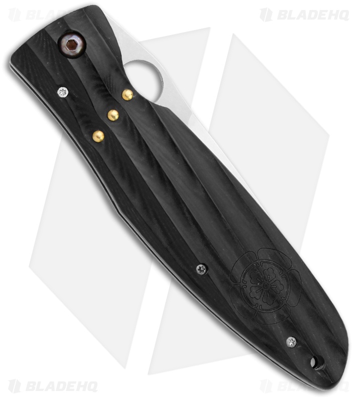 Mcusta Nobunaga Knife Black Micarta (3.75" Satin) MC-0181 Seki Japan