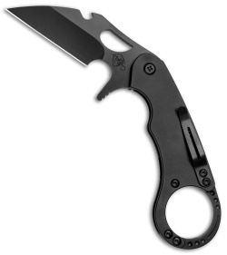 Medford Burung Frame Lock Knife Blackout Ti w/ Bottle Opener  (3.25" Black PVD) 