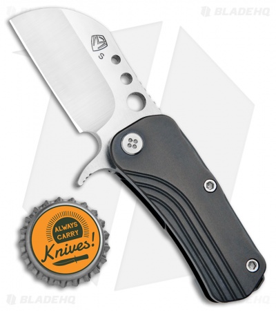 Medford Chunky Monkey Frame Lock Knife Black PVD Ti (2" Tumbled) MKT