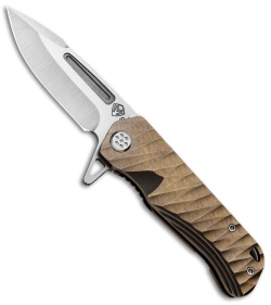 Medford Custom Proxima | Frame Lock Knife | Sculpted Lightning Bronze Ti