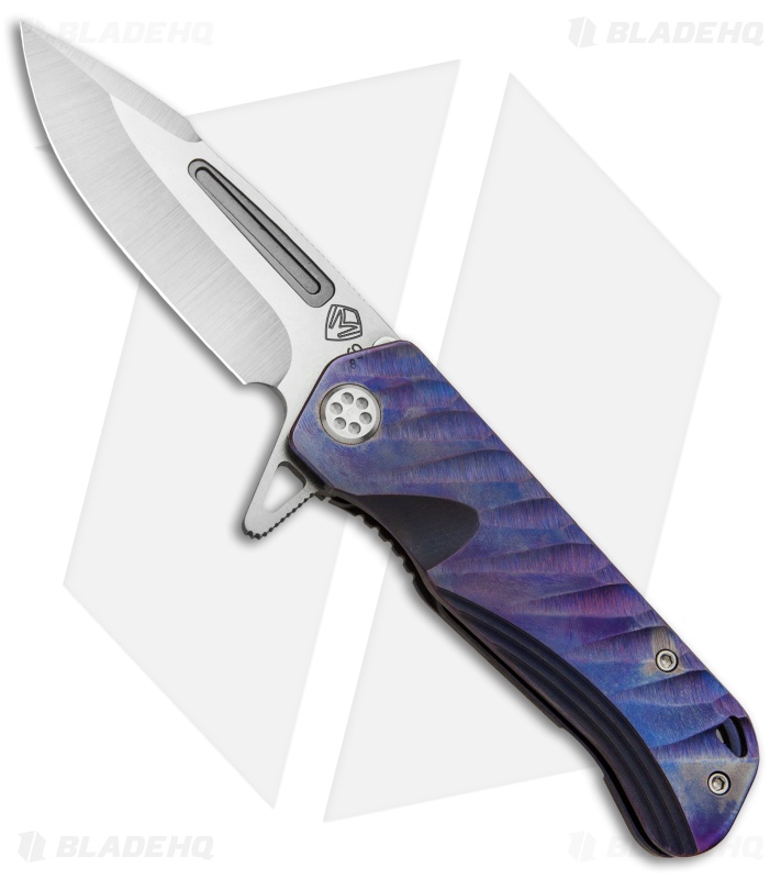 Medford Custom Proxima | Frame Lock Knife | Sculpted Violet Ano