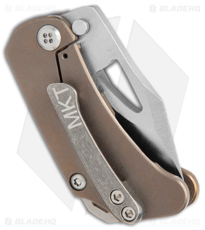 Medford Eris Frame Lock Knife Bronze Ti (2" Stonewash) MKT