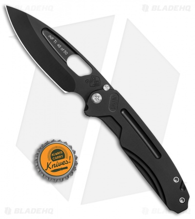 Medford Infraction Frame Lock Knife Black Titanium (3.6" S35VN Black)