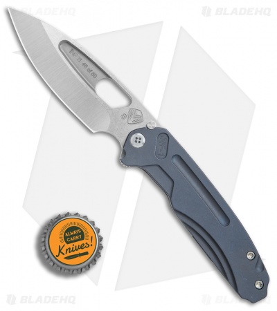 Medford Infraction Frame Lock Knife Blue Titanium (3.6" S35VN Tumbled)