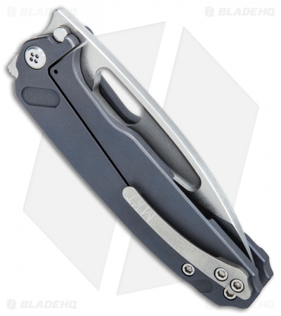 Medford Infraction Frame Lock Knife Blue Titanium (3.6" S35VN Tumbled)