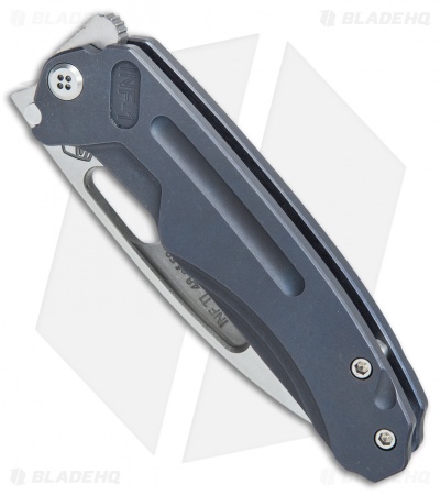 Medford Infraction Frame Lock Knife Blue Titanium (3.6" S35VN Tumbled)