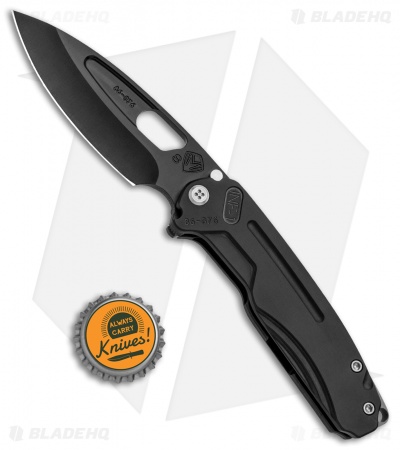 Medford Infraction Frame Lock Knife Black Titanium w/ Ti Backspacer (3.6" Black)