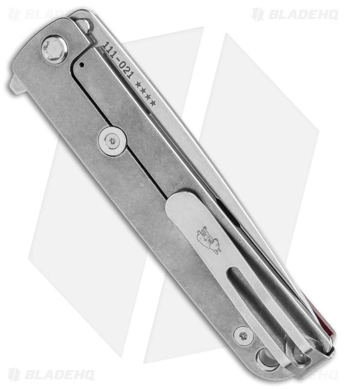 Medford M-48 Red Hybrid Frame Lock Knife Ti/Red (3.9" SW) 
