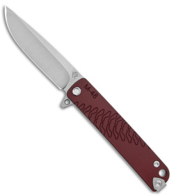 Medford M-48 Red Hybrid Frame Lock Knife Ti/Red (3.9" SW) 