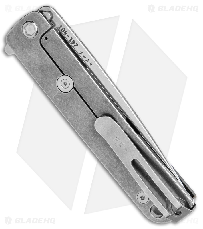 Medford M-48 Green Hybrid Frame Lock Knife Ti/Green Aluminum (3.9" Satin)
