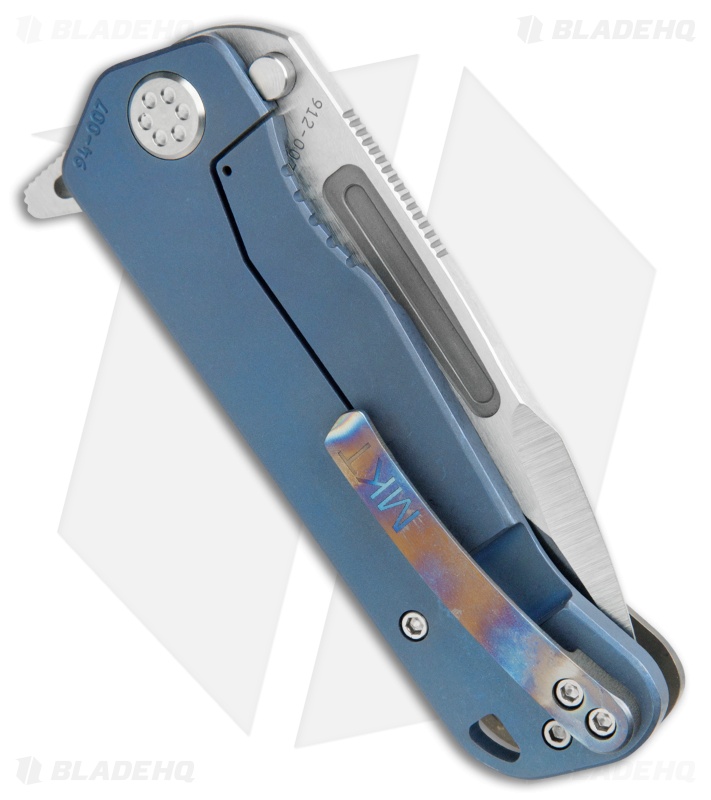 Medford Proxima Frame Lock Flipper Blue Flamed/Flamed Ti (3.875