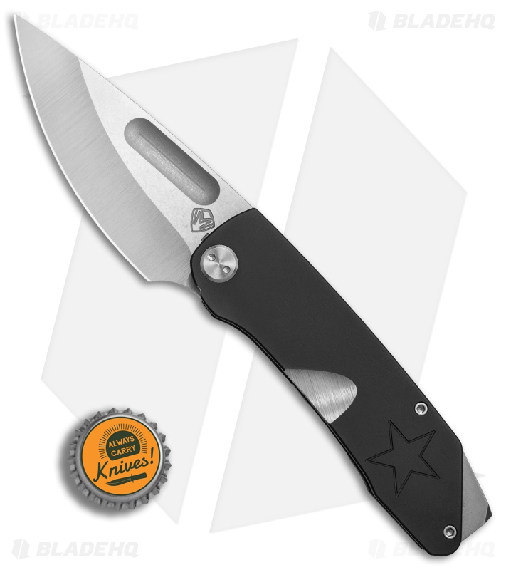 Medford The General Frame Lock Knife Black PVD Titanium (4" Stonewash) MKT