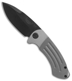 Medford Theseus Frame Lock Knife Tumbled (3.6" Black PVD) MKT