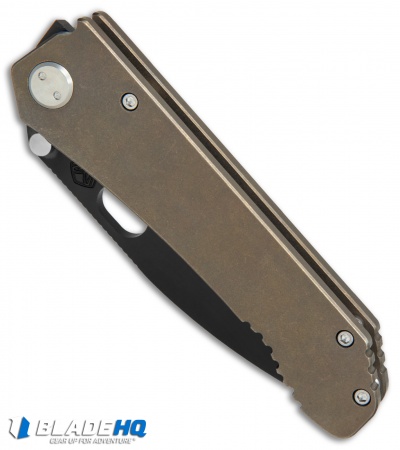 Medford 187DP Frame Lock Knife Bronze Titanium  (4.25" Black PVD) MKT