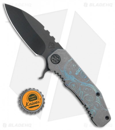 Medford 187F Flipper Knife Laser Engraved Ti (3.4