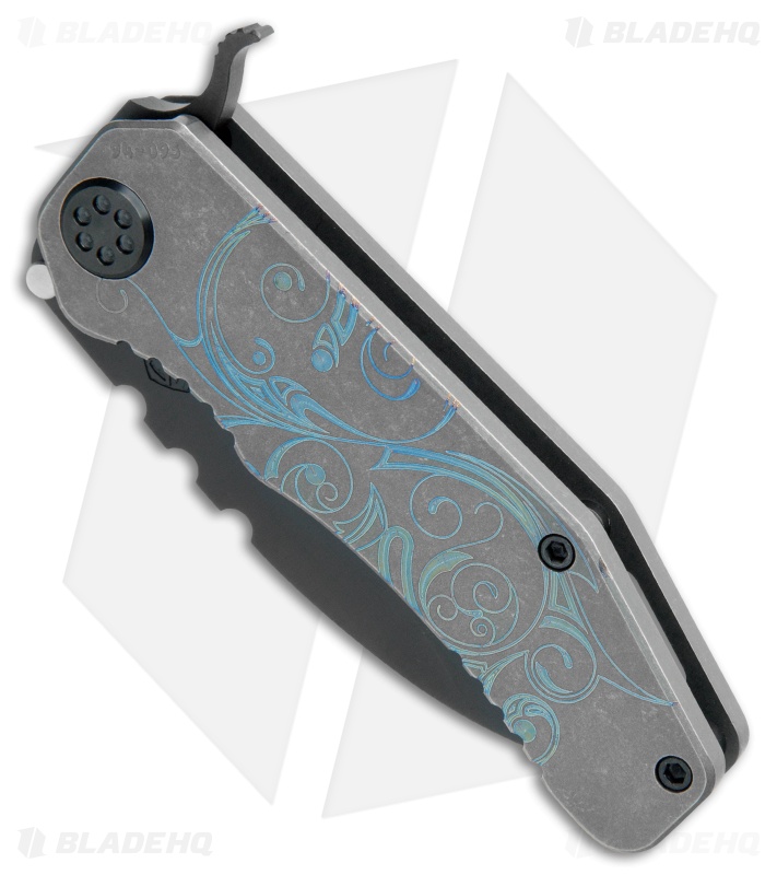 Medford 187F Flipper Knife Laser Engraved Ti (3.4