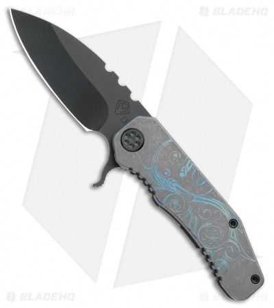 Medford 187F Flipper Knife Laser Engraved Ti (3.4