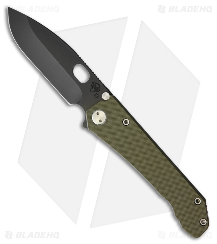 Medford 187DP Frame Lock Knife OD Green G-10 (4.25