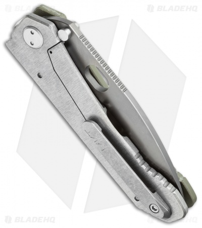 Medford 187DP Frame Lock Knife OD Green G-10 (4.25" Gray PVD) MKT