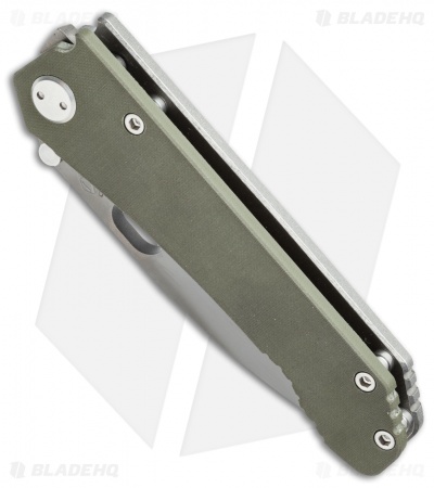 Medford 187DP Frame Lock Knife OD Green G-10 (4.25" Gray PVD) MKT