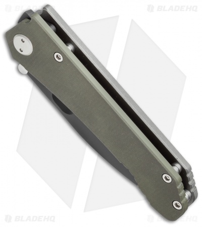 Medford 187DPT Frame Lock Knife OD Green G-10 (4.25" Black PVD) MKT
